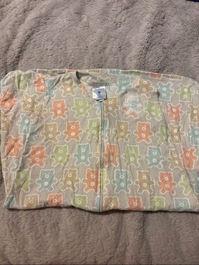 Halo Baby Sleep Sack in Pastel Bear Print (Peach, Mint, Beige, Light Blue)